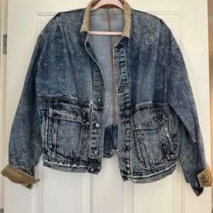 Levi’s Vintage Denim Jacket with Corduroy Accents
